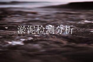 淤泥检测分析