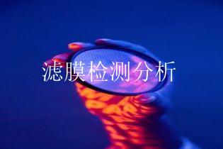 滤膜检测分析